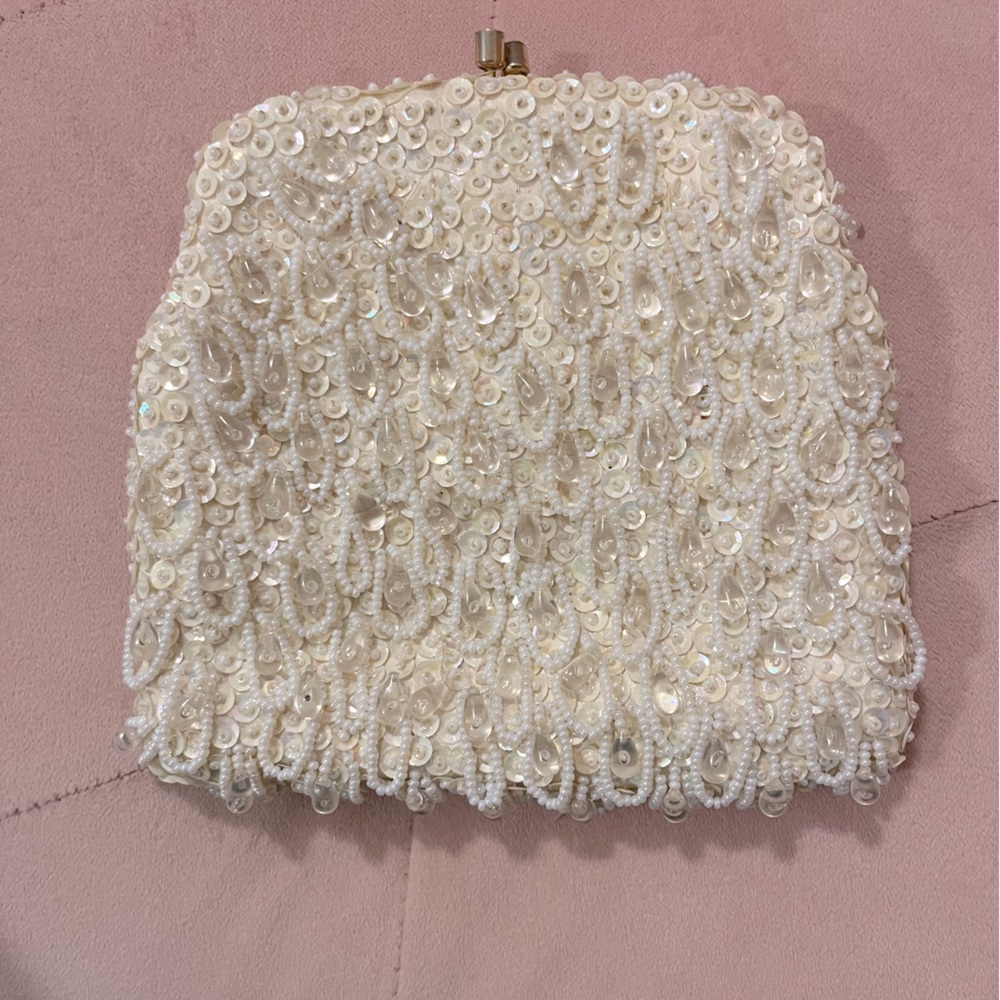 Vintage Beaded Clutch